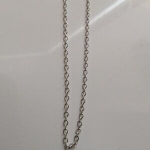 20" L silver chain
